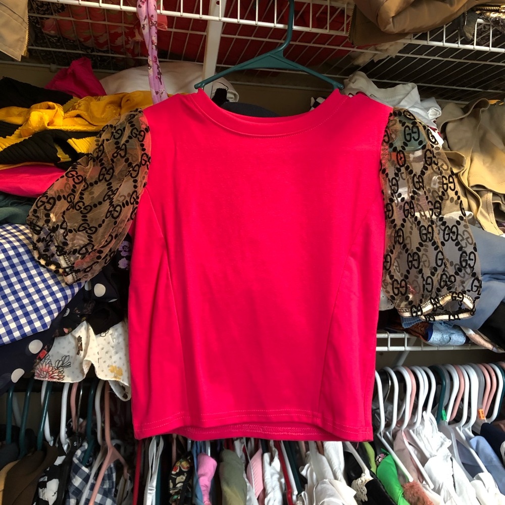 3pc 2 croptop 1 blouse xs